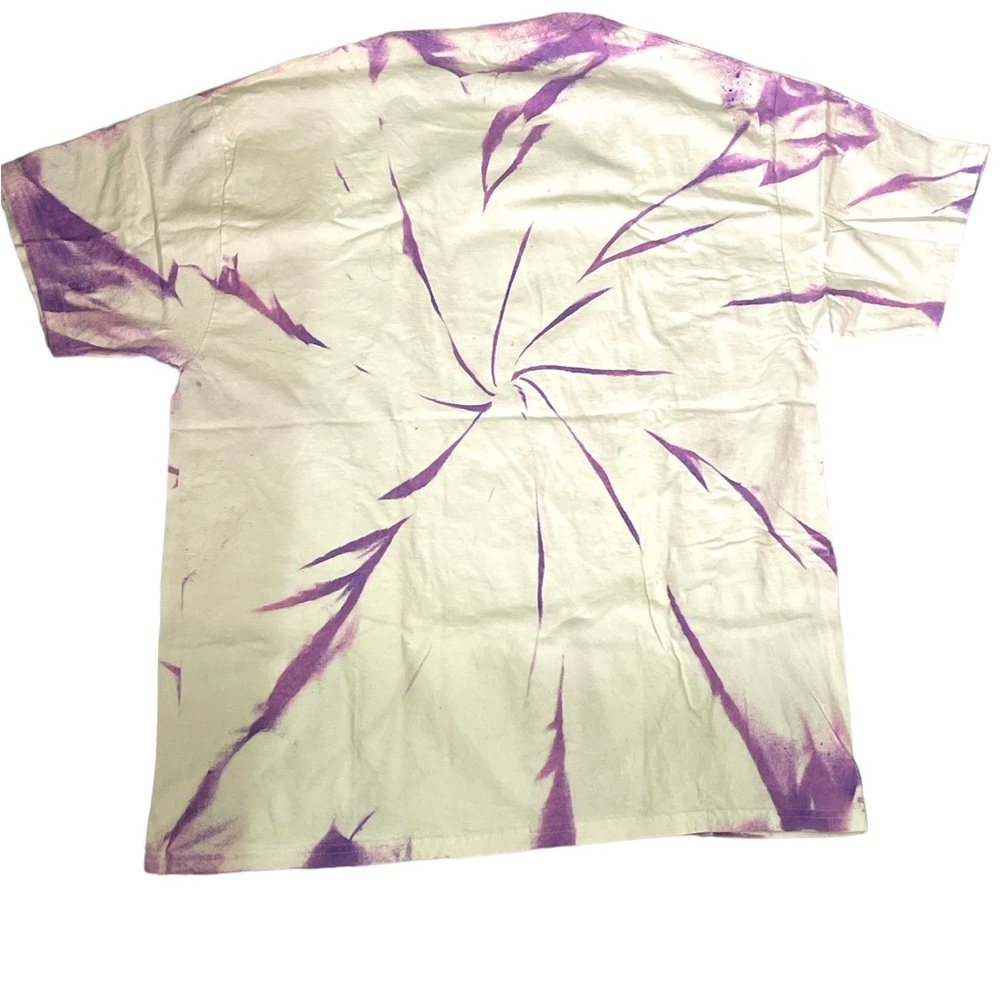 Womens tie die white & lavender